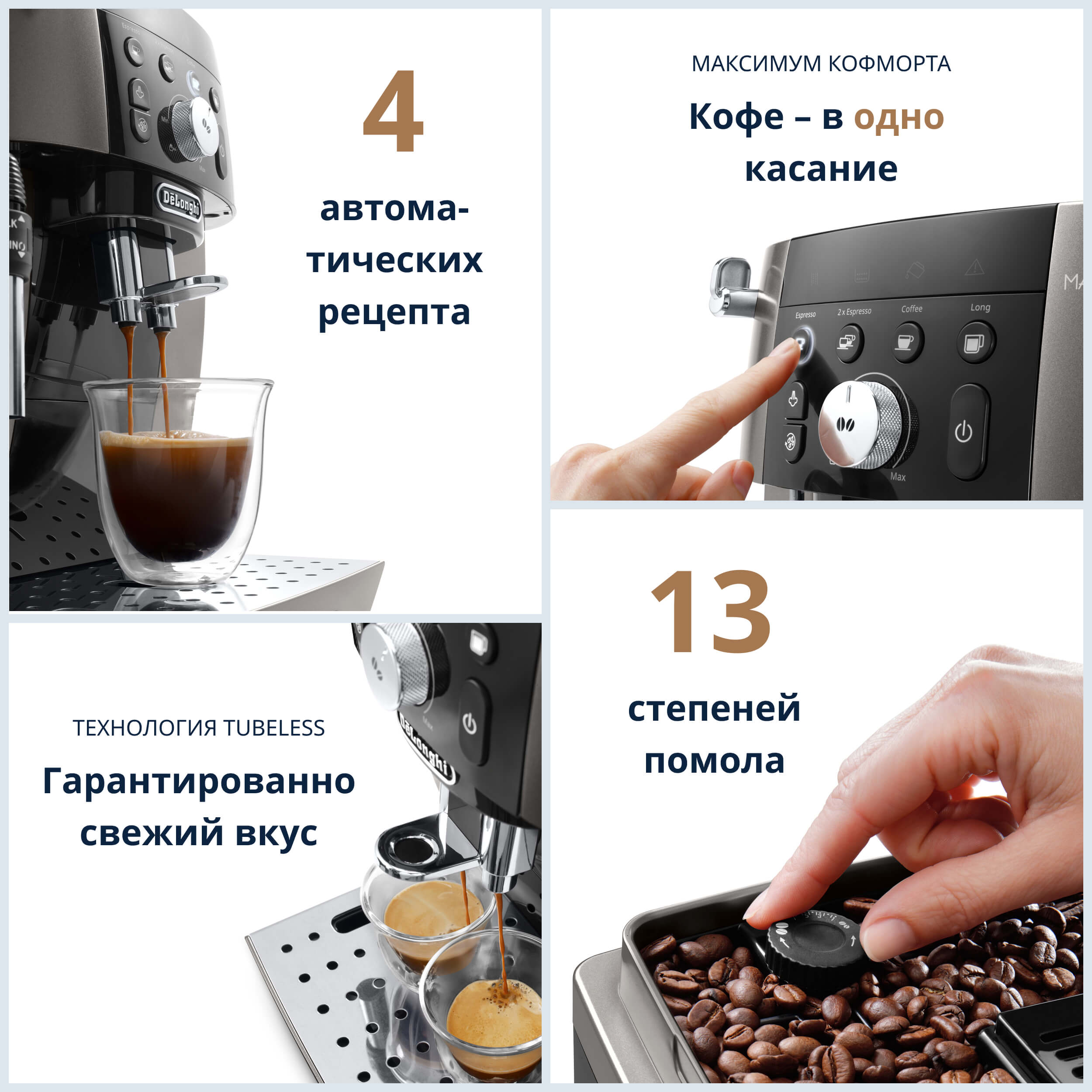Кофемашина DeLonghi ECAM250.33.TB купить в Казахстане