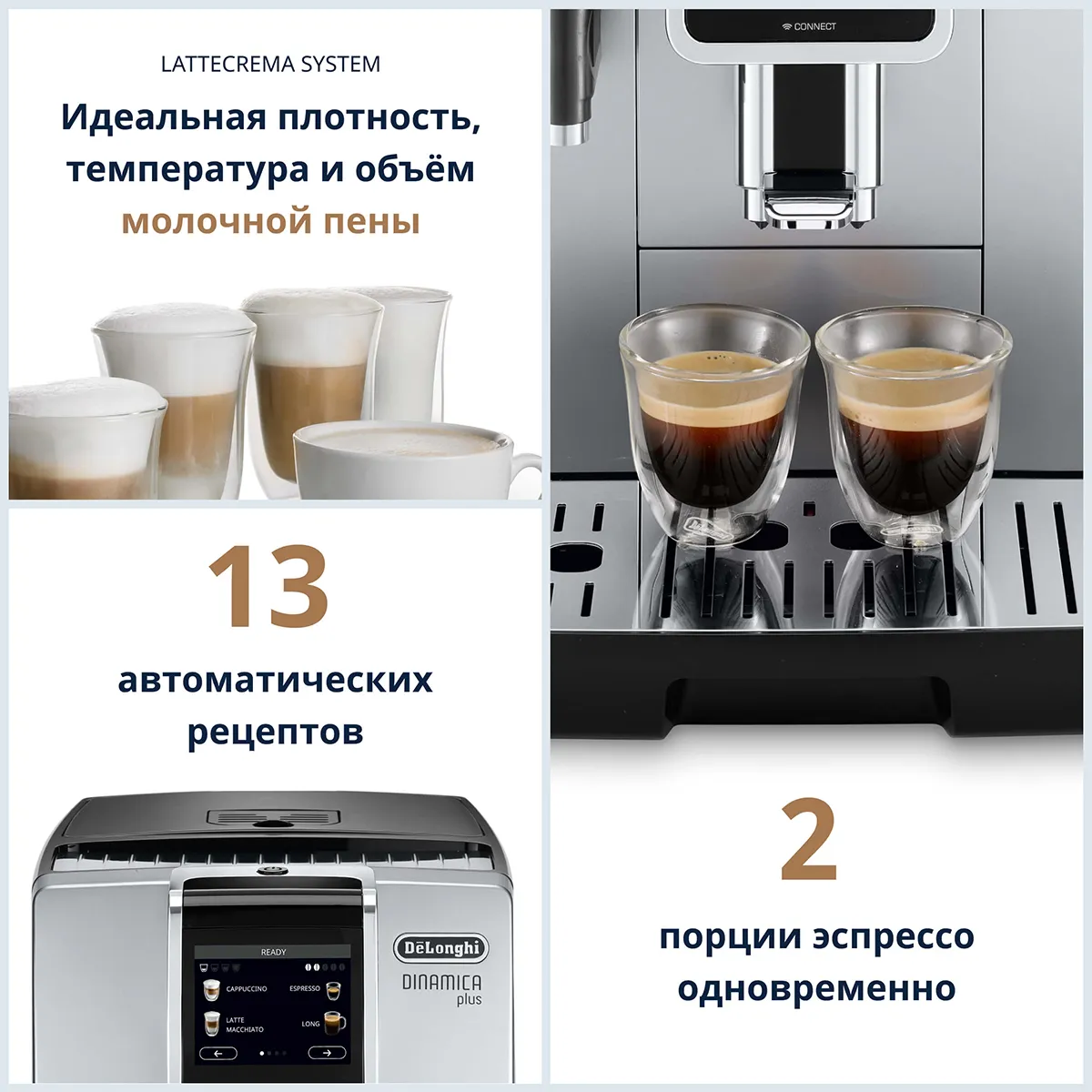 Автоматическая кофемашина Delonghi ECAM370.85.SB - купить, цены,  характеристики